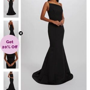 Amsale Bridesmaid dress in Navy